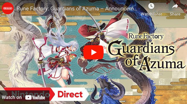 Marvelous Unveils Trailer, Spring 2025 Release, Title for Rune Factory: Guardians of Azuma Game