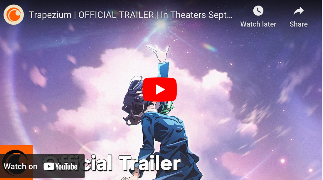 Crunchyroll Streams Trailer for trapezium Anime Film's Upcoming Screening in U.S., Canada