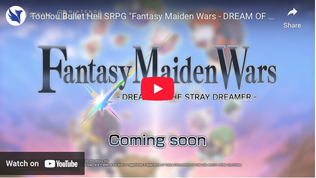 Fantasy Maiden Wars Touhou Project Game Heads West for Switch, PC