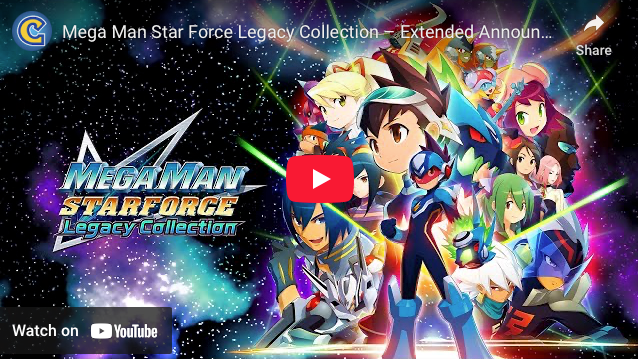 Mega Man Star Force Legacy Collection's Extended Trailer Previews 7 Games, New Features