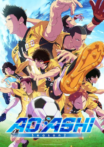 Aoashi Season 2 Anime Reveals New Visual, Theme Song Artists