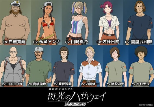 2nd Gundam Hathaway Film Unveils New Cast Members