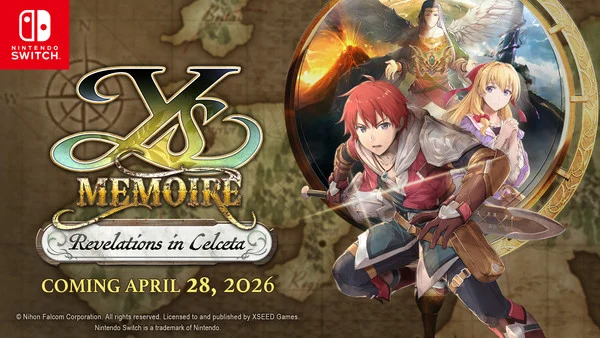 XSEED Reveals Ys Memoire: Revelations in Celceta Game's English Release on April 28
