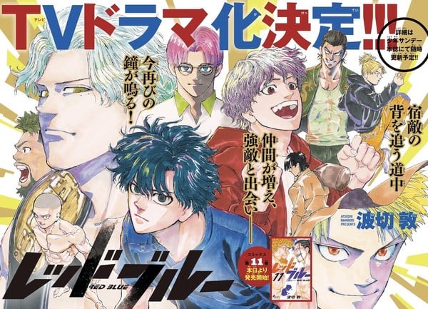 Atsushi Namikiri's Red Blue MMA Manga Gets Live-Action Series Adaptation