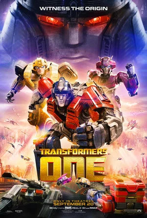 Transformers One Animated Prequel Film Ranks #4 in U.S. Box Office in 3rd Weekend