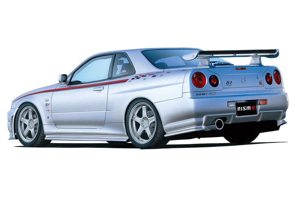 激レア★Nismo Nissan Skyline GT-R BNR34 1/24 Aoshima 1/24 The Model Car(34)Kit Nismo Nissan Skyline GT-R
