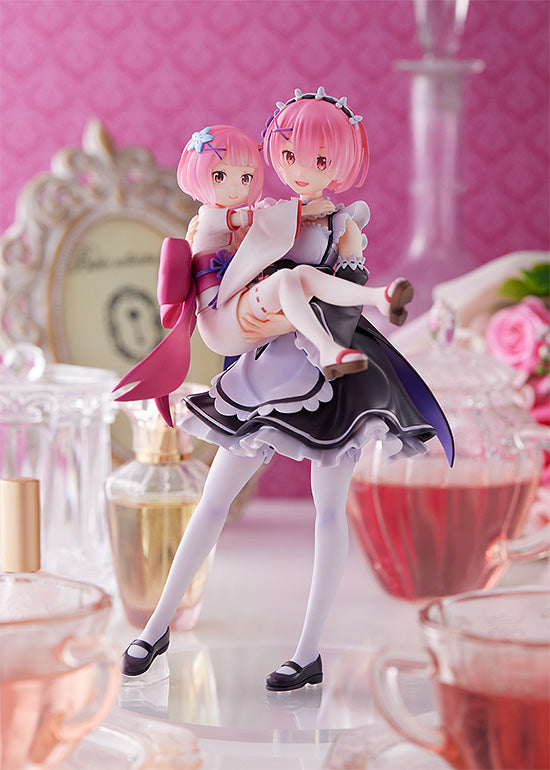 Re:ZERO -Starting Life in Another World- Figure Ram & Childhood Ram - COMING SOON