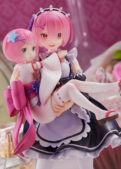 Re:ZERO -Starting Life in Another World- Figure Ram & Childhood Ram - COMING SOON