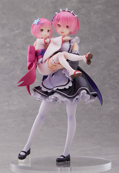 Re:ZERO -Starting Life in Another World- Figure Ram & Childhood Ram - COMING SOON