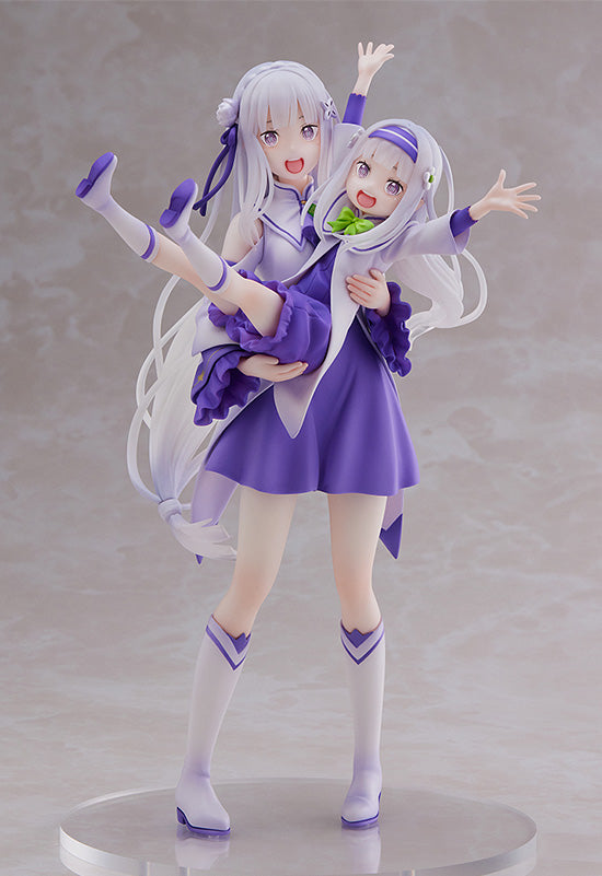 Re:ZERO -Starting Life in Another World- Figure Emilia & Childhood Emilia - COMING SOON