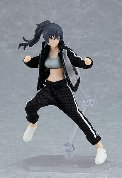 figma Female Body (Makoto) with Tracksuit + Tracksuit Skirt Outfit - COMING SOON