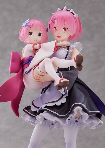 Re:ZERO -Starting Life in Another World- Figure Ram & Childhood Ram - COMING SOON