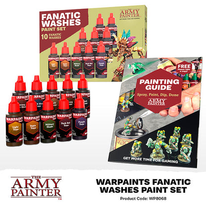 Army Painter Warpaints Fanatic: Washes Paint Set