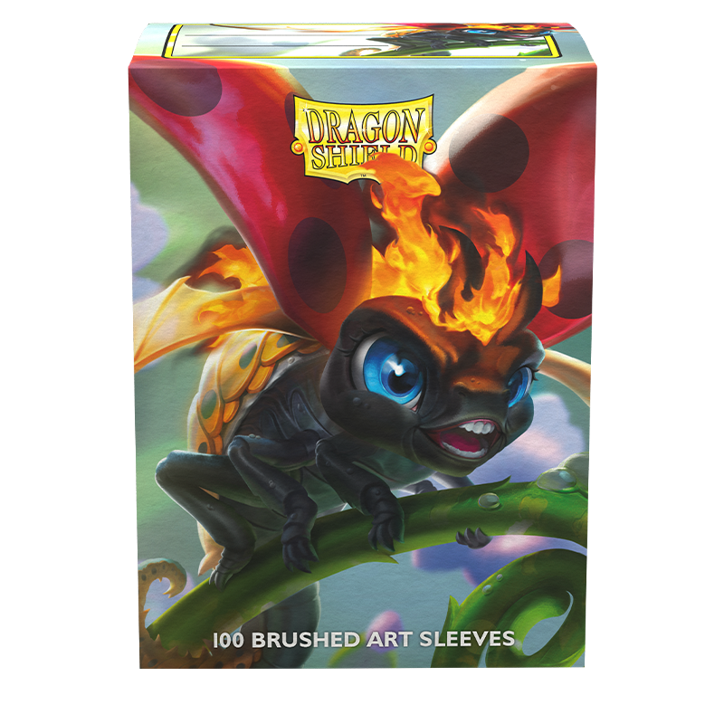 Dragon Shield: Standard 100ct Brushed Art Sleeves - The Burnbug