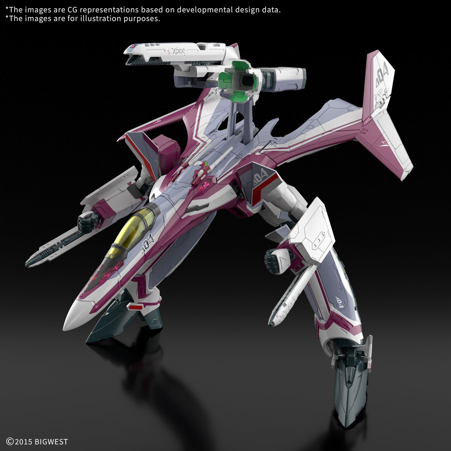 Bandai HG 1/100 VF-31C Siegfried (Mirage Farina Jenius Use) "Macross" Model Kit