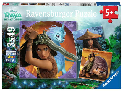 Puzzle: Raya and the Last Dragon (3 x 49pc Puzzles)