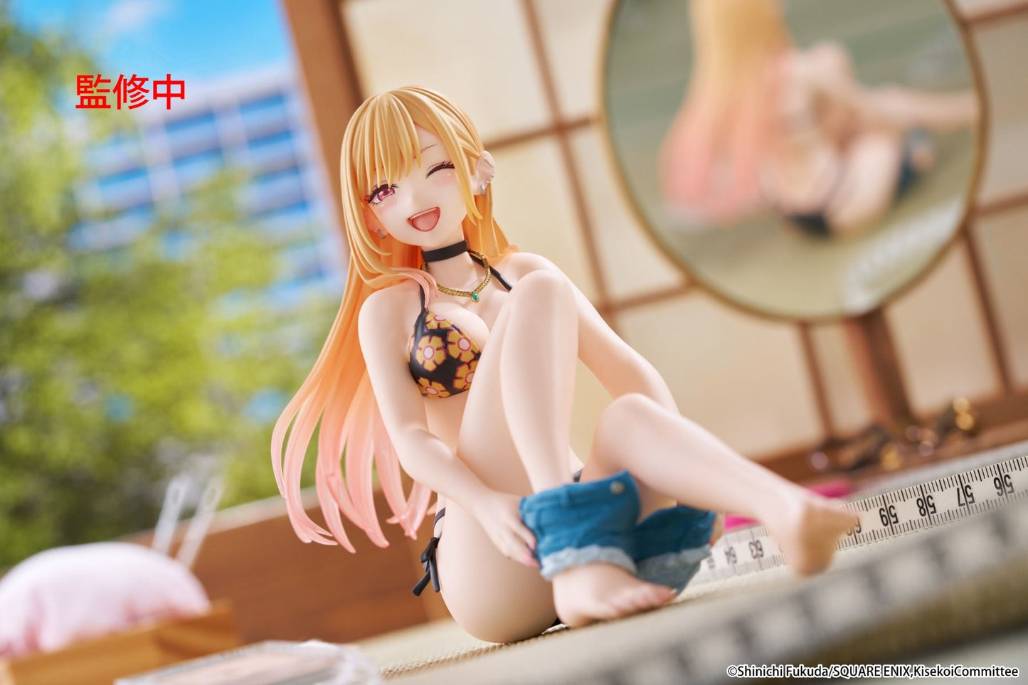 My Dress-Up Darling Marin Kitagawa Measured Swimsuit Ver. Desktop Cute Figure - Premium Collectible