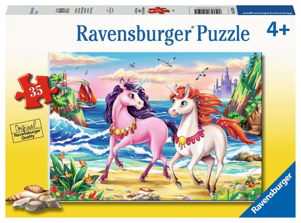 Puzzle: Beach Unicorns