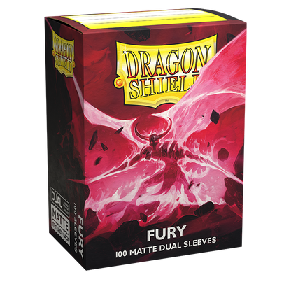 Dragon Shield: Standard 100ct Sleeves - Fury (Dual Matte)