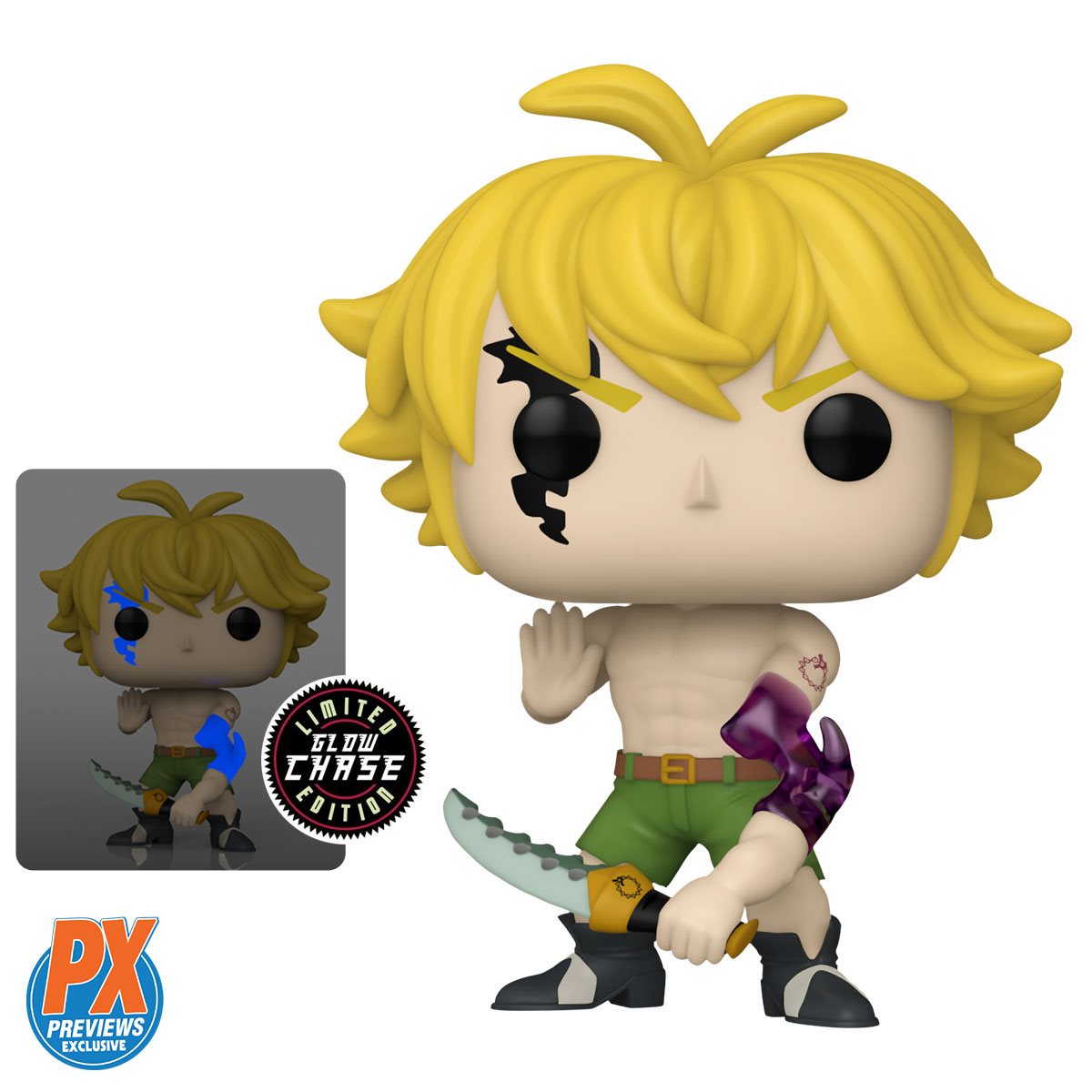 Seven Deadly Sins Meliodas Demon Mode Funko Pop! Previews Exclusive