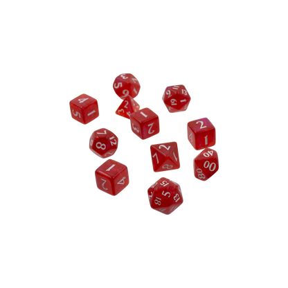 Ultra PRO: 11-Dice Set - Eclipse (Apple Red)