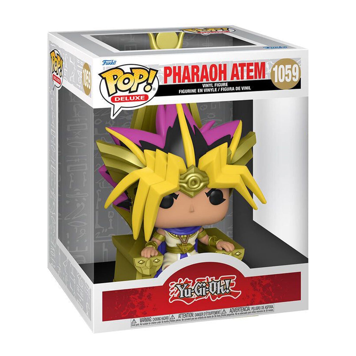 Funko Pop! Deluxe: Yu-Gi-Oh - Atem Pharaoh Yugi (Metallic) 6" Vinyl Figure