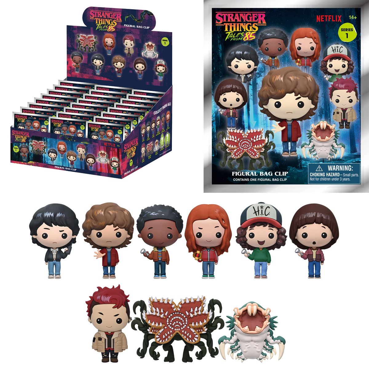 Stranger Things: Tales from '85 3D Foam Bag Clip Blind Bag