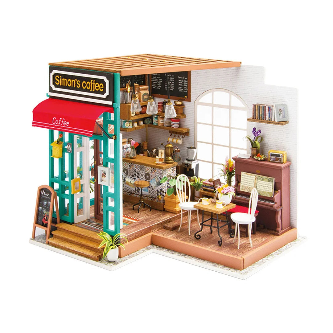 Rolife: Simon's Coffee Shop DIY Miniature Dollhouse Kit