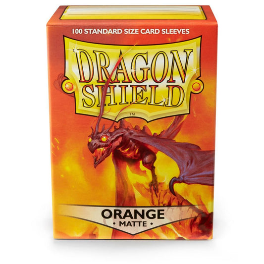 Dragon Shield: Standard 100ct Sleeves - Orange (Matte)