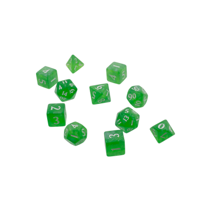 Ultra PRO: 11-Dice Set - Eclipse (Lime Green)