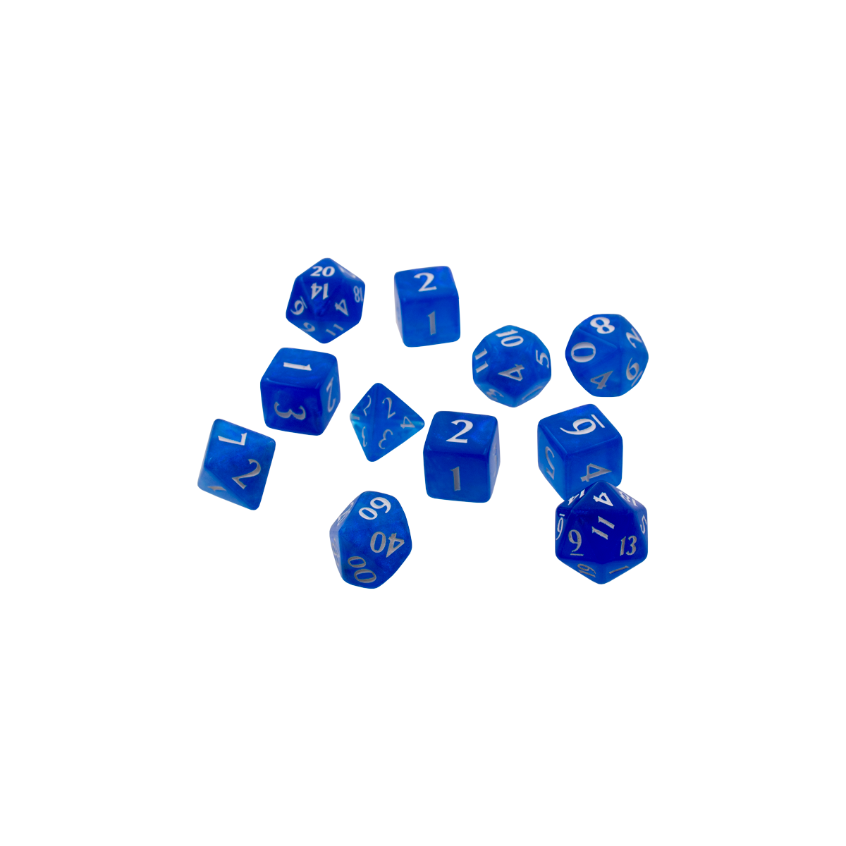 Ultra PRO: 11-Dice Set - Eclipse (Pacific Blue)