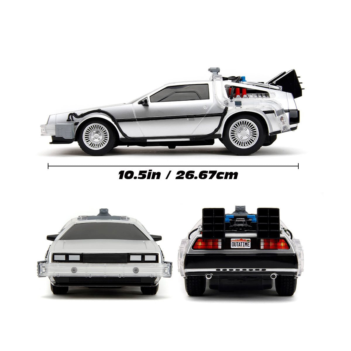 Back to the Future Remote Control 1:16 scale DeLorean Time Machine