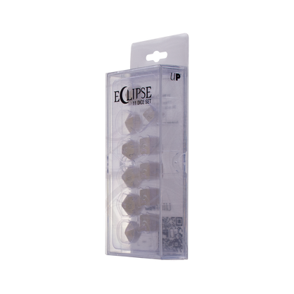 Ultra PRO: 11-Dice Set - Eclipse (Arctic White)