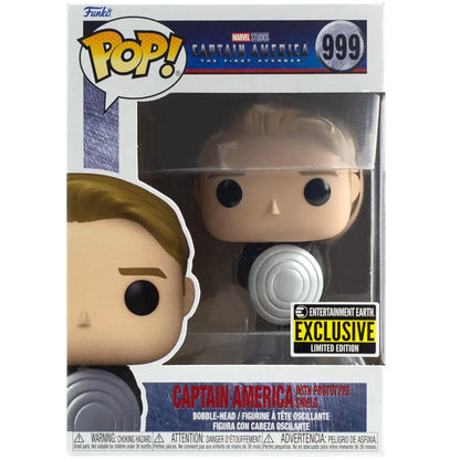 Funko Pop! Captain America with Prototype Shield - Entertainment Earth Exclusive