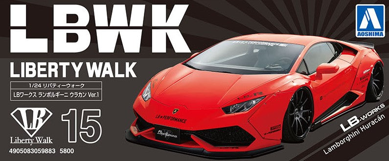 1/24 LB-WORKS Lamborghini Huracan Ver.1 Model Kit