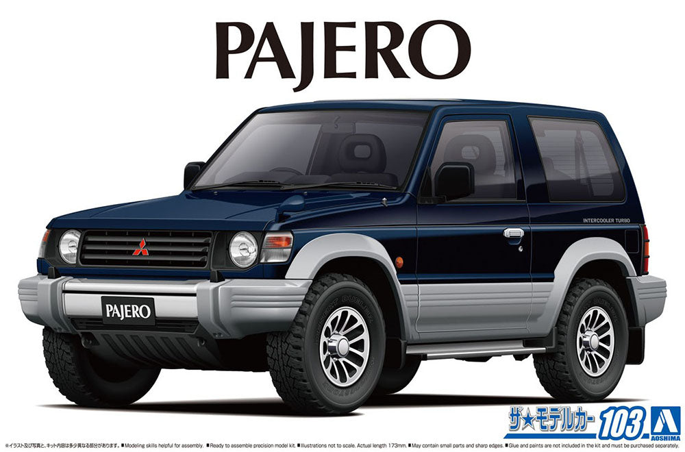 1/24 MITSUBISHI V24WG PAJERO METAL TOP WIDE XR-II '91 Model Kit