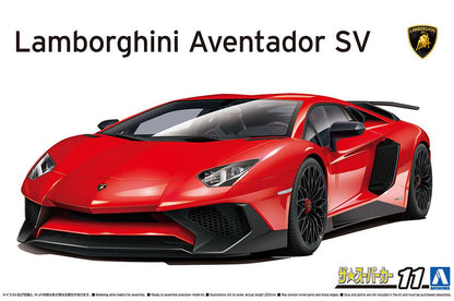 1/24 '15 Lamborghini Aventador SV Model Kit