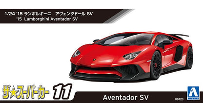 1/24 '15 Lamborghini Aventador SV Model Kit