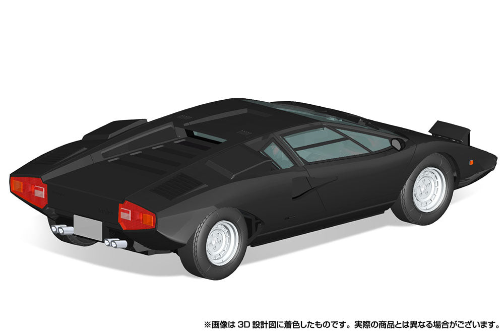 1/32 Lamborghini Countach LP400(Black) Model Kit