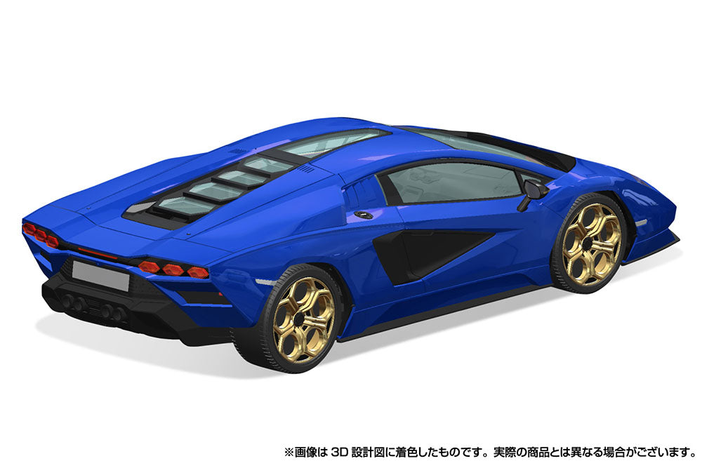 1/32 Lamborghini Countach LPI 800-4(METALLIC BLUE) Model Kit