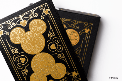 Disney Mickey Mouse inspired Black and Gold Playing Cards