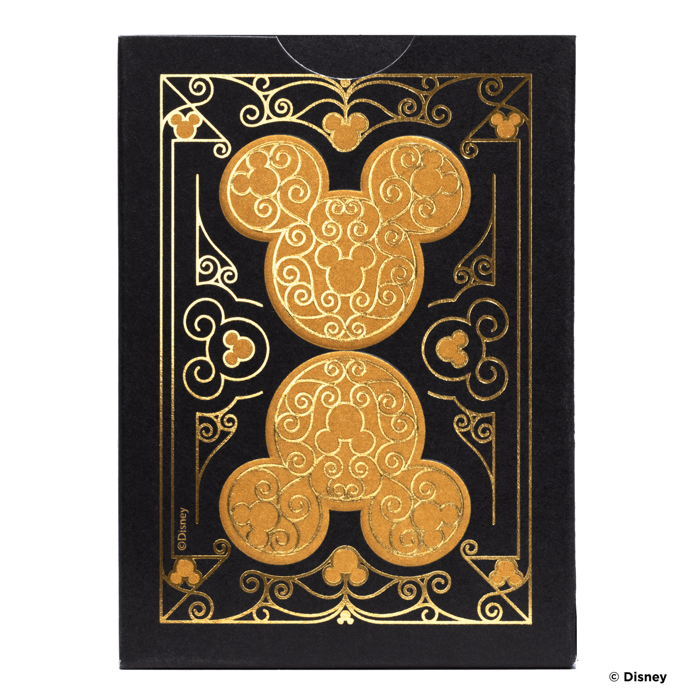 Disney Mickey Mouse inspired Black and Gold Playing Cards