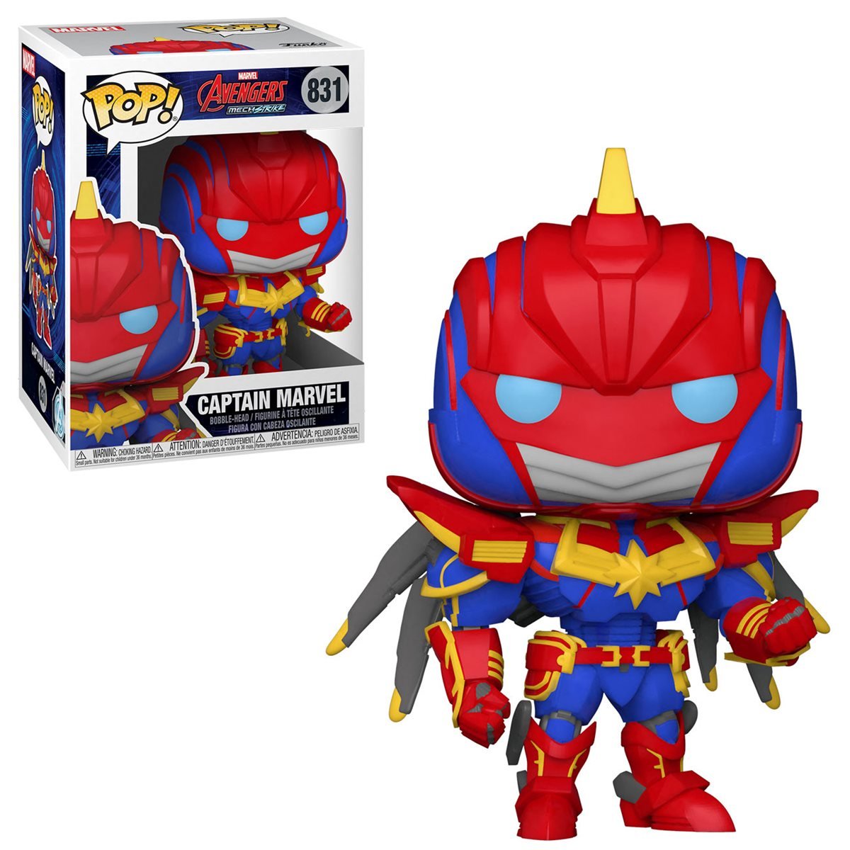 Funko Pop! Marvel Mech: Captain Marvel