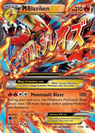 M Blaziken EX XY86/211 - XY Promos Holofoil