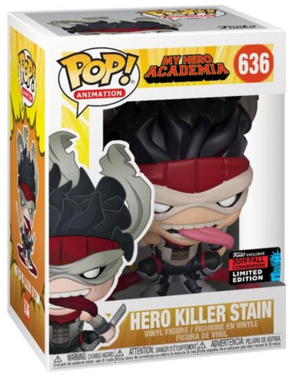 POP! Animation: 636 MHA, Hero Killer Stain Exclusive