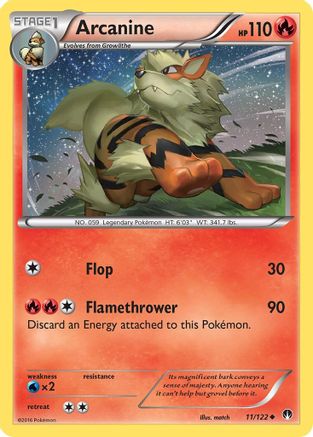 Arcanine 011/122 - XY  BREAKpoint