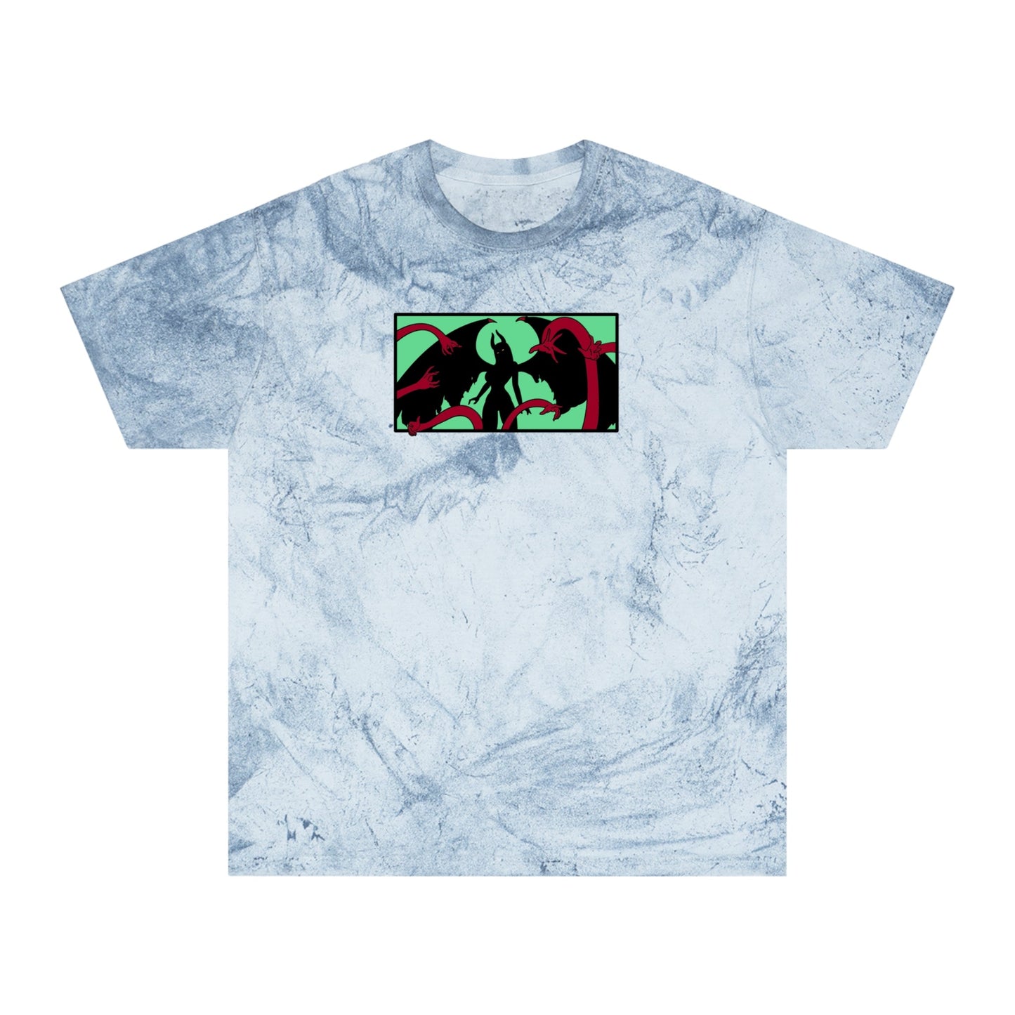 Demon Robin Comfort Colors® Color Blast Tie Dye Unisex Anime Tee