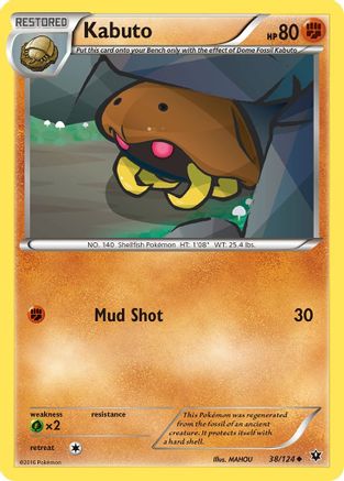 Kabuto 038/124 - XY  Fates Collide