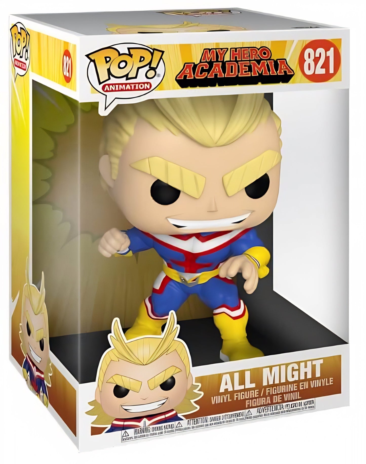 POP! Animation (Jumbo Deluxe): 821 MHA, All Might