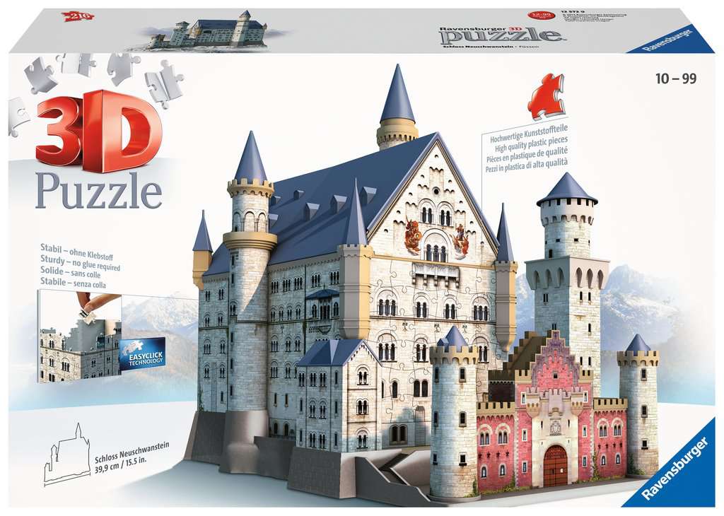 Puzzle: 3D Puzzle - Neuschwanstein Castle